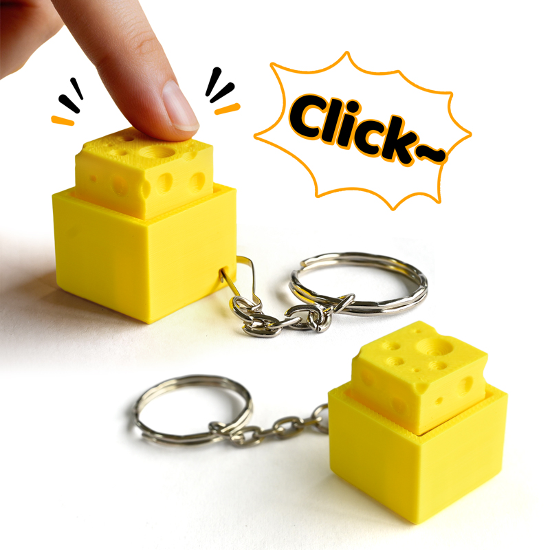 Kids Toys Return Gift - Drukowany w 3D serowy brelok do