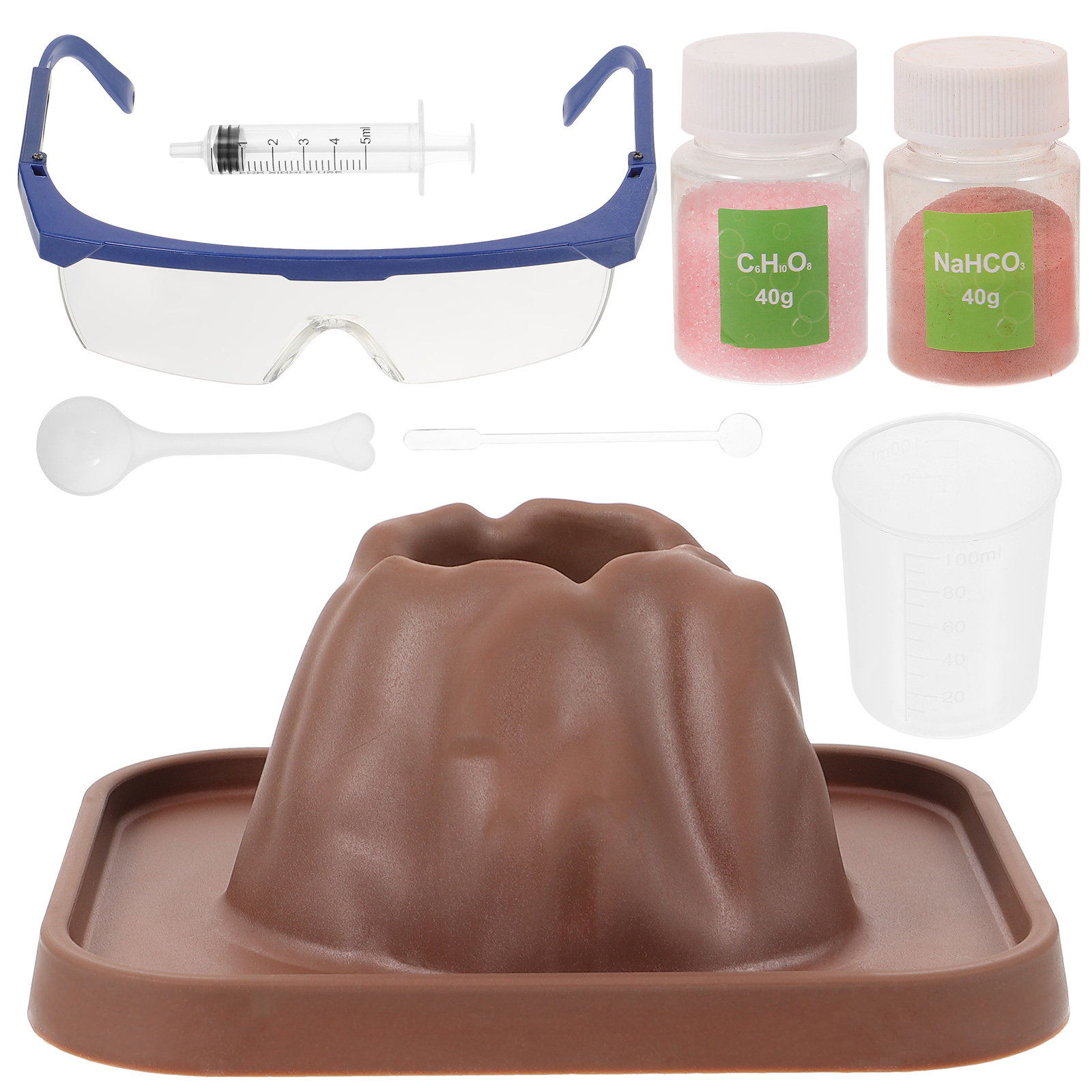 Volcano Experiment Kit - Zestaw do eksperymentów z wypłukiwaniem wulkanów,