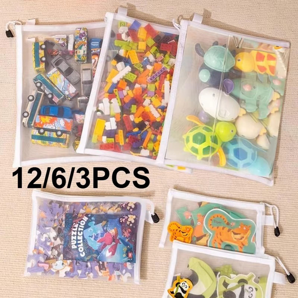 Kids Zipper Toys - Siatkowe torby do przechowywania zabawek z