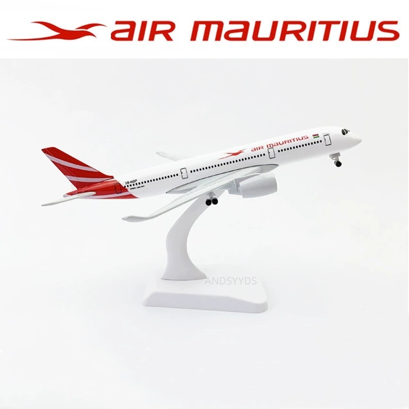 Kids Toys Mauritius - 20CM Metalowy Model Samolotu A350 Mauritius