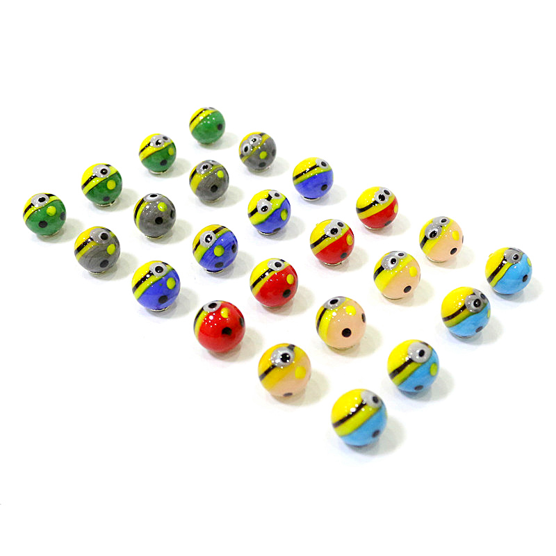 Kids Toys Cartoon Images - 24 sztuk śliczne rzadkie szklane marmurowe