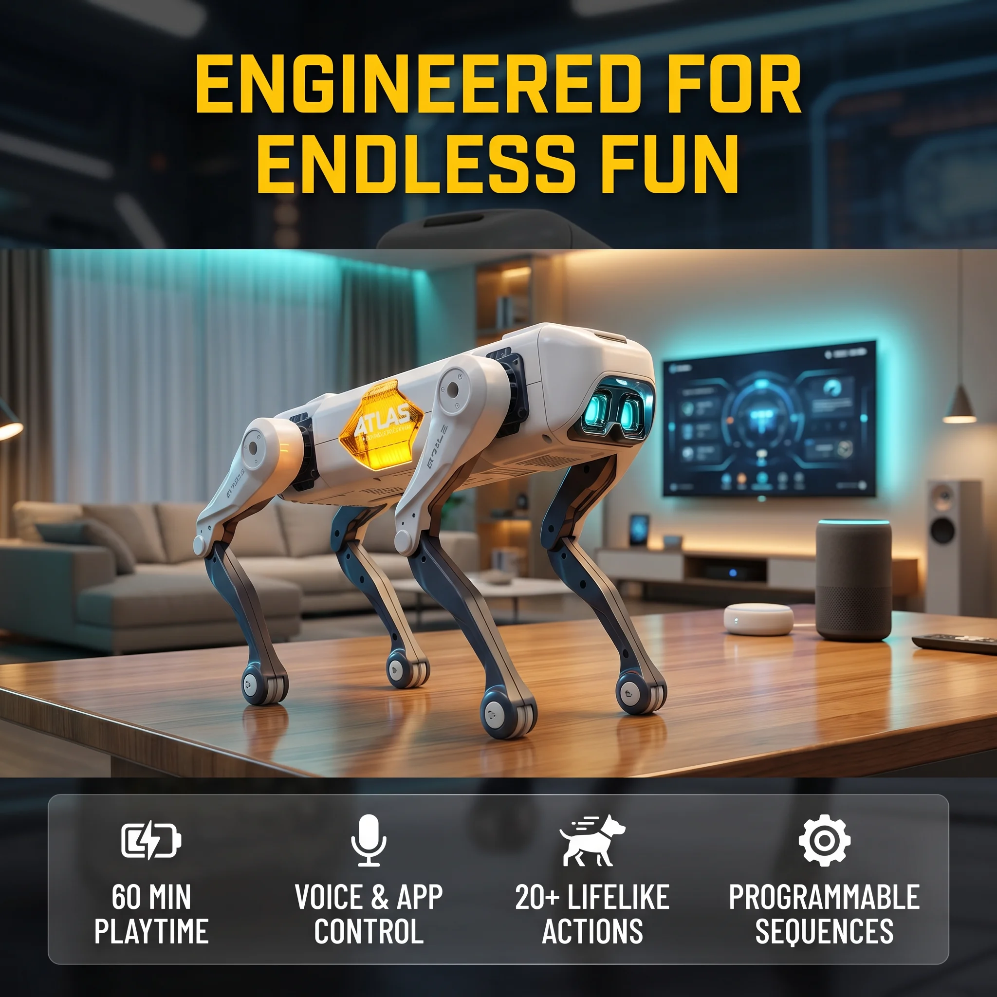 Kids Toys Idea - Inteligentny robot-świniec AI, sterowanie głosem i