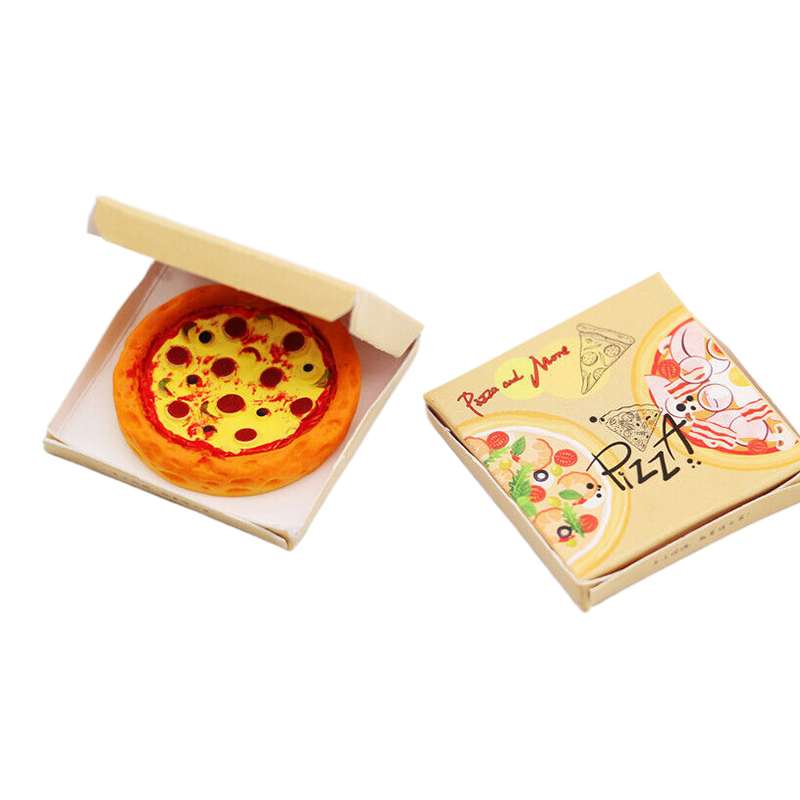 Kids Toys Kitchen - 1 Zestaw 1:12 Miniaturowa Pizza z