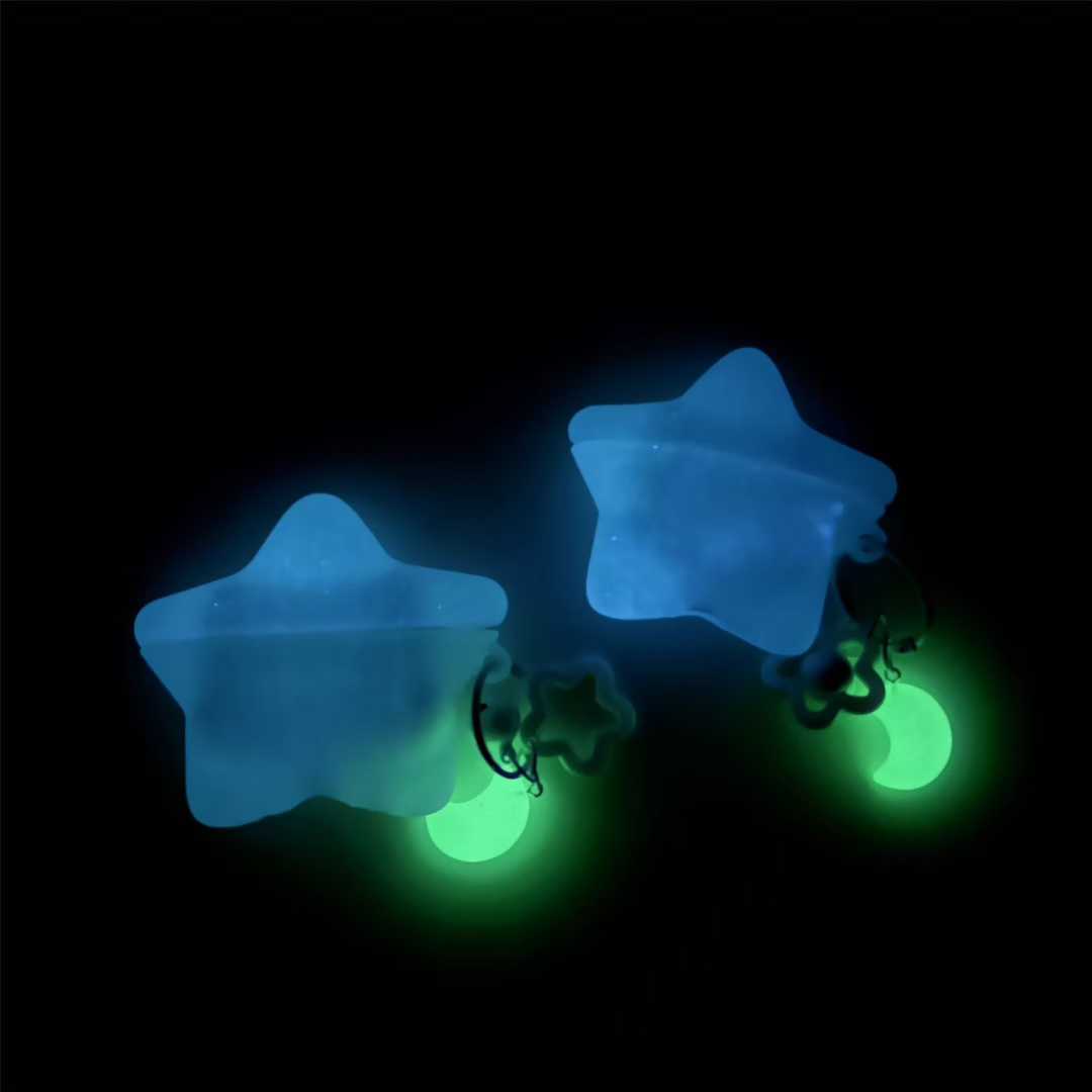 Glow In Dark Stars - Świecące w ciemności silikonowe etui na