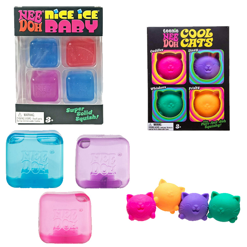 Kids Quiet Toys - Needoh Mini Nice Ice & Cool