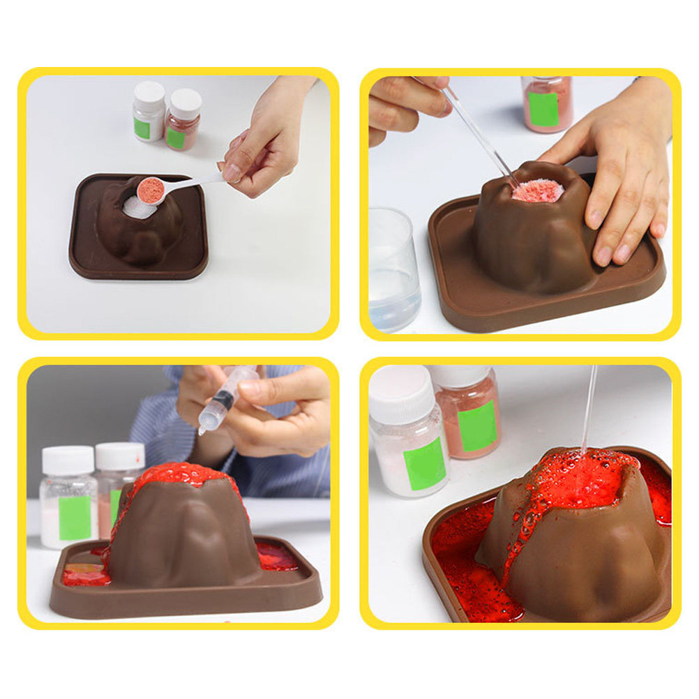 10 szt. Forma wulkanu, rekwizy – Volcano Experiment Kit recenzja i cena