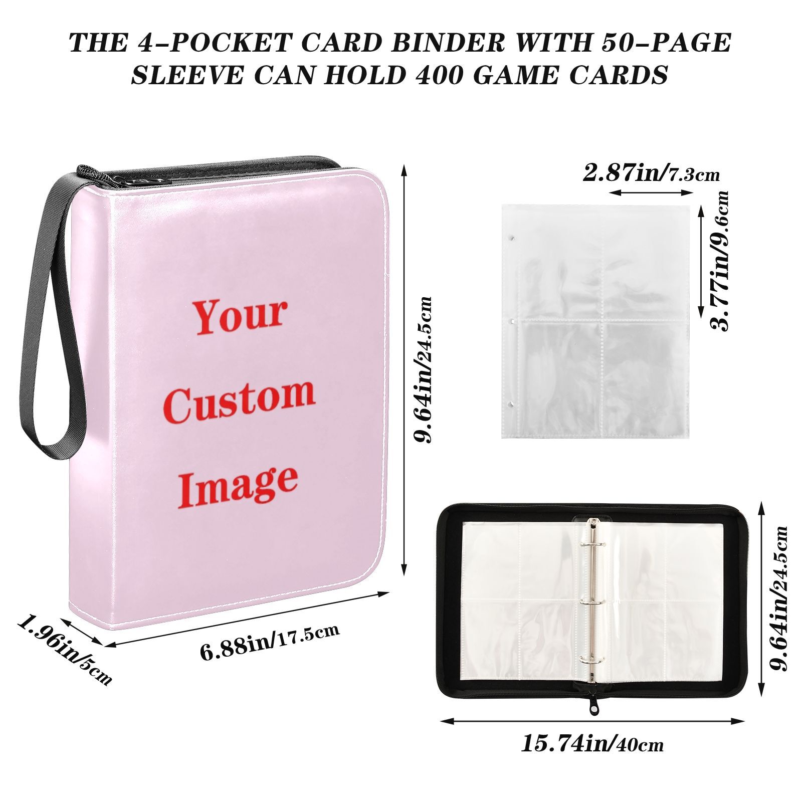 400Pcs Album Card Holder Binde – Kids Toys Cartoon Images recenzja i cena