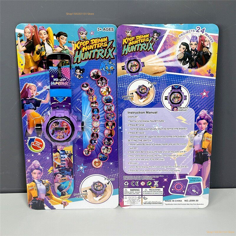 Zegarek z projekcją kreskówek  – Kids Toys Cartoon Images recenzja i cena