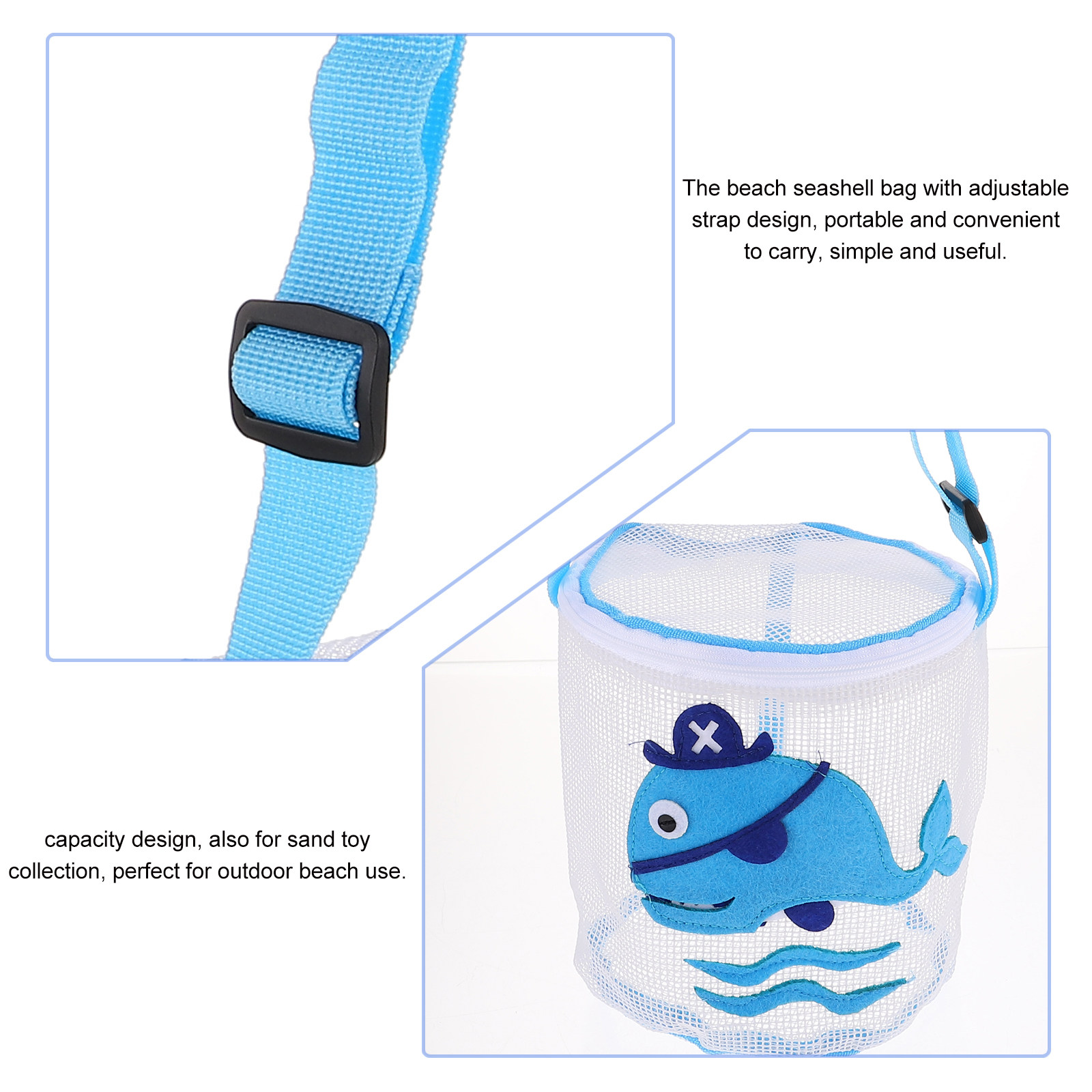 Torba na muszelki dla dzieci,  – Kids Zipper Toys recenzja i cena