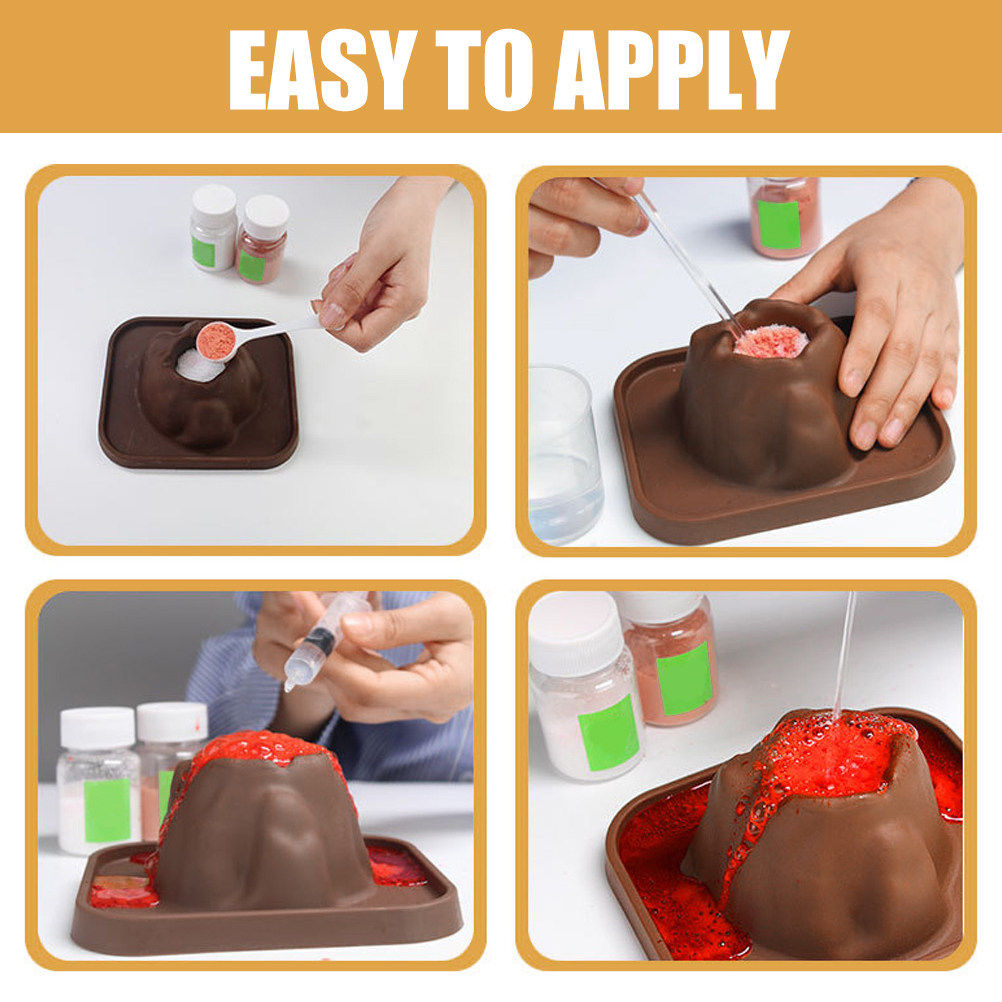 6 szt. Modeli wulkanów do samo – Volcano Experiment Kit recenzja i cena