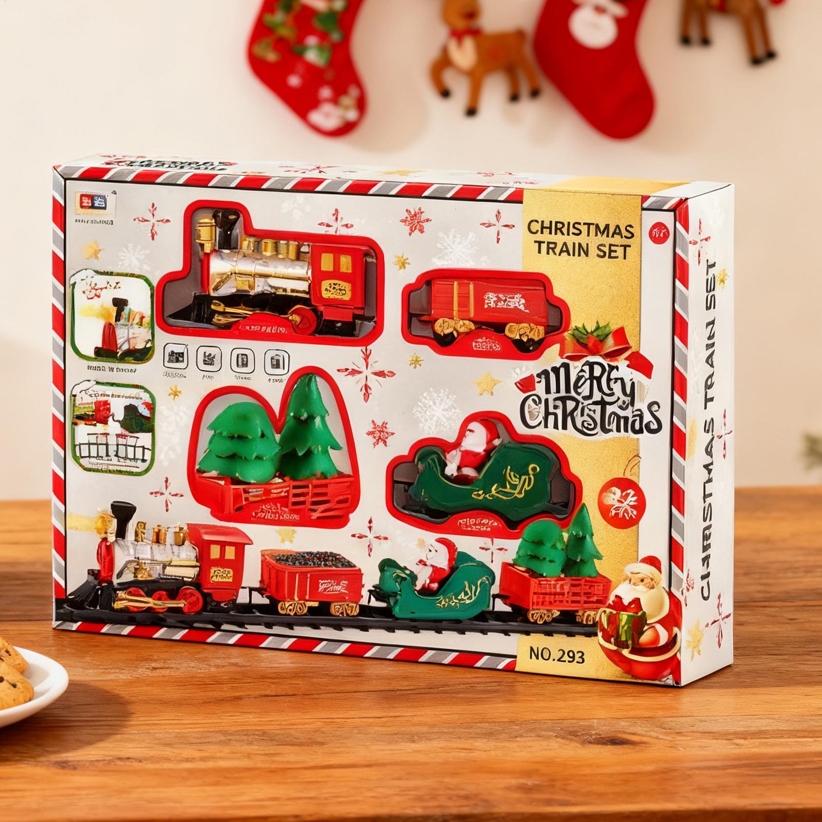 Świąteczny pociąg z światłem i – Toy Train Track Set recenzja i cena