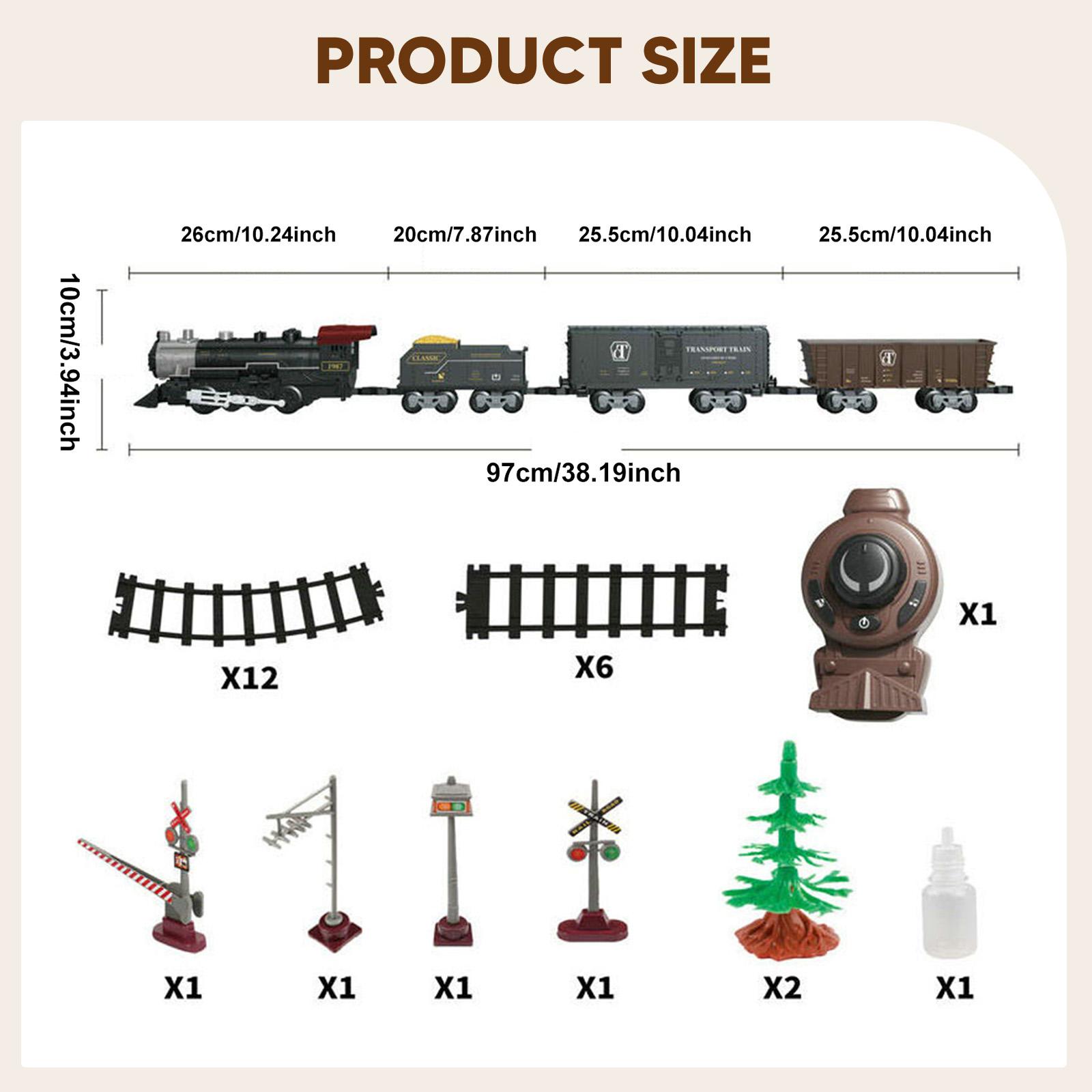 Elektryczny pociąg zabawka, ła – Toy Train Track Set recenzja i cena