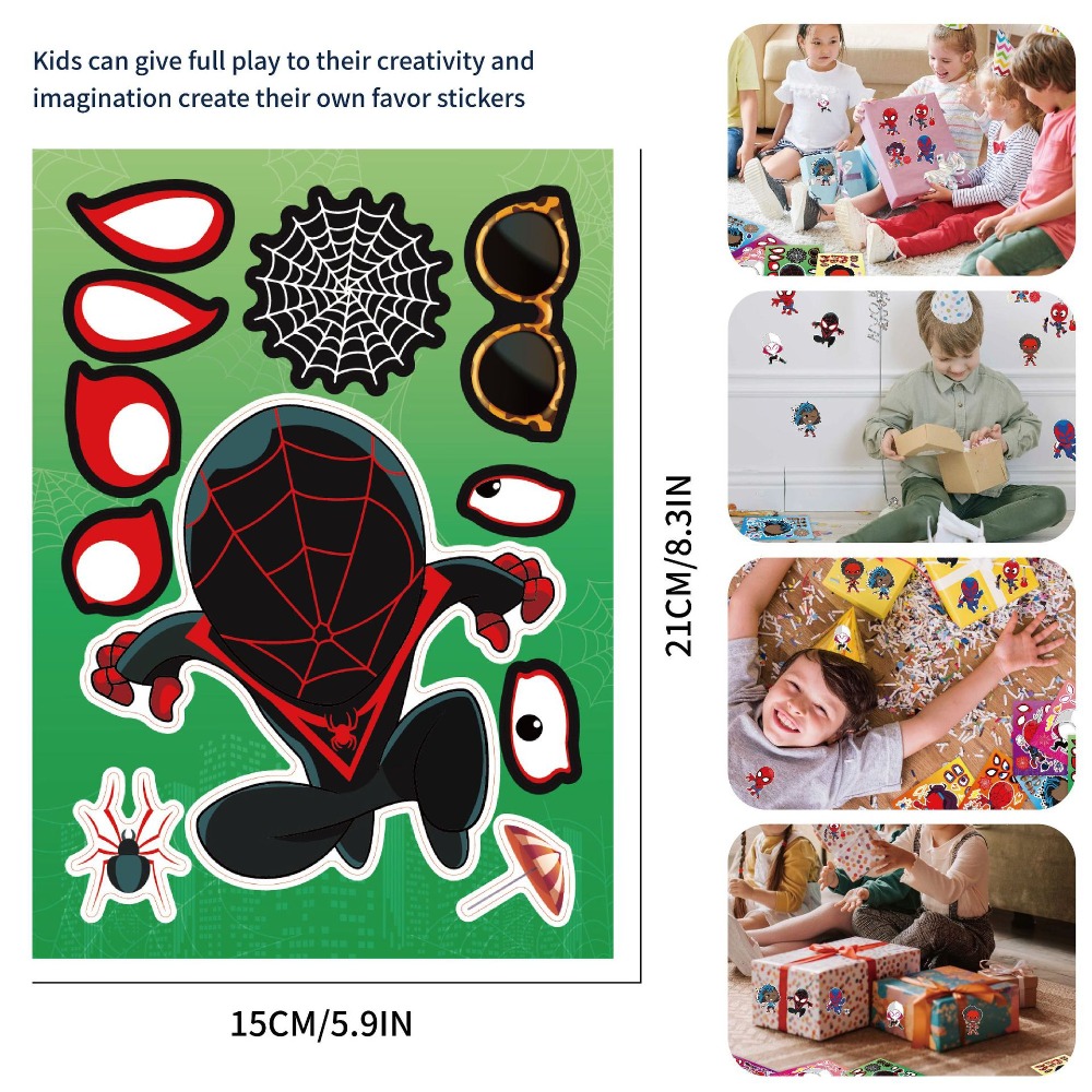 8/24 szt. Naklejki Puzzle Spid – Kids Toys Return Gift recenzja i cena