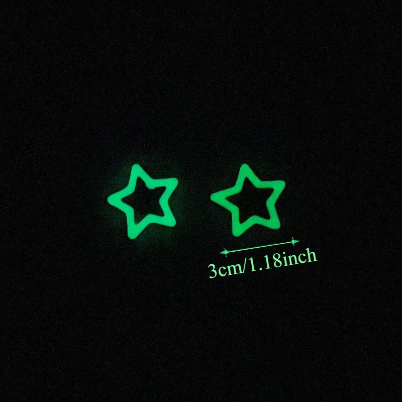 10 szt. kolorowych świecących  – Glow In Dark Stars recenzja i cena