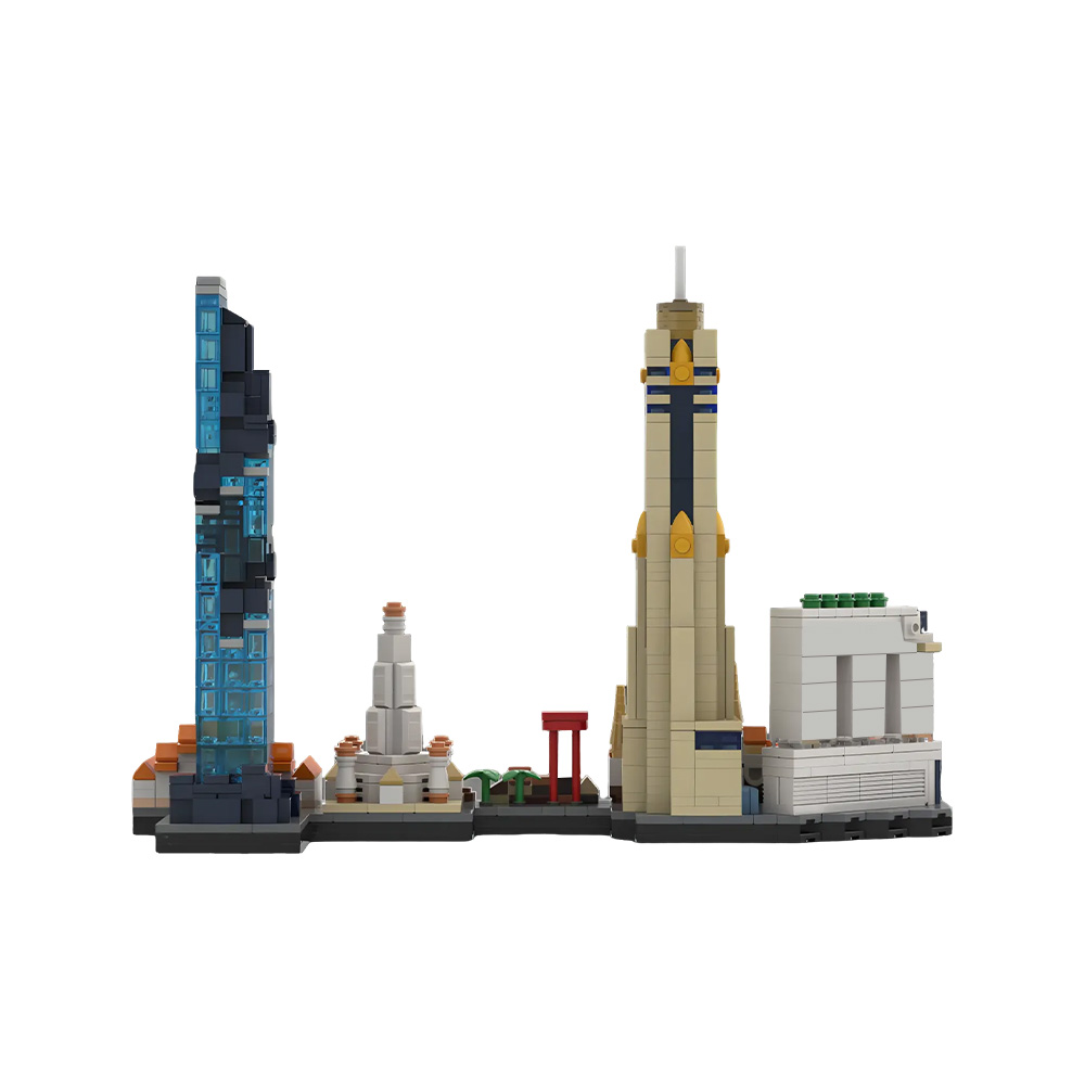 Klocki MOC Bangkok Skyline, mo – Kids Toys Bangkok recenzja i cena