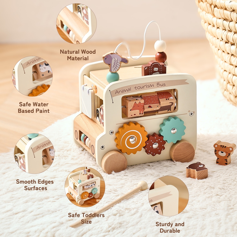 Drewniane zabawki Montessori d – Kids Toys 2 Year Old recenzja i cena