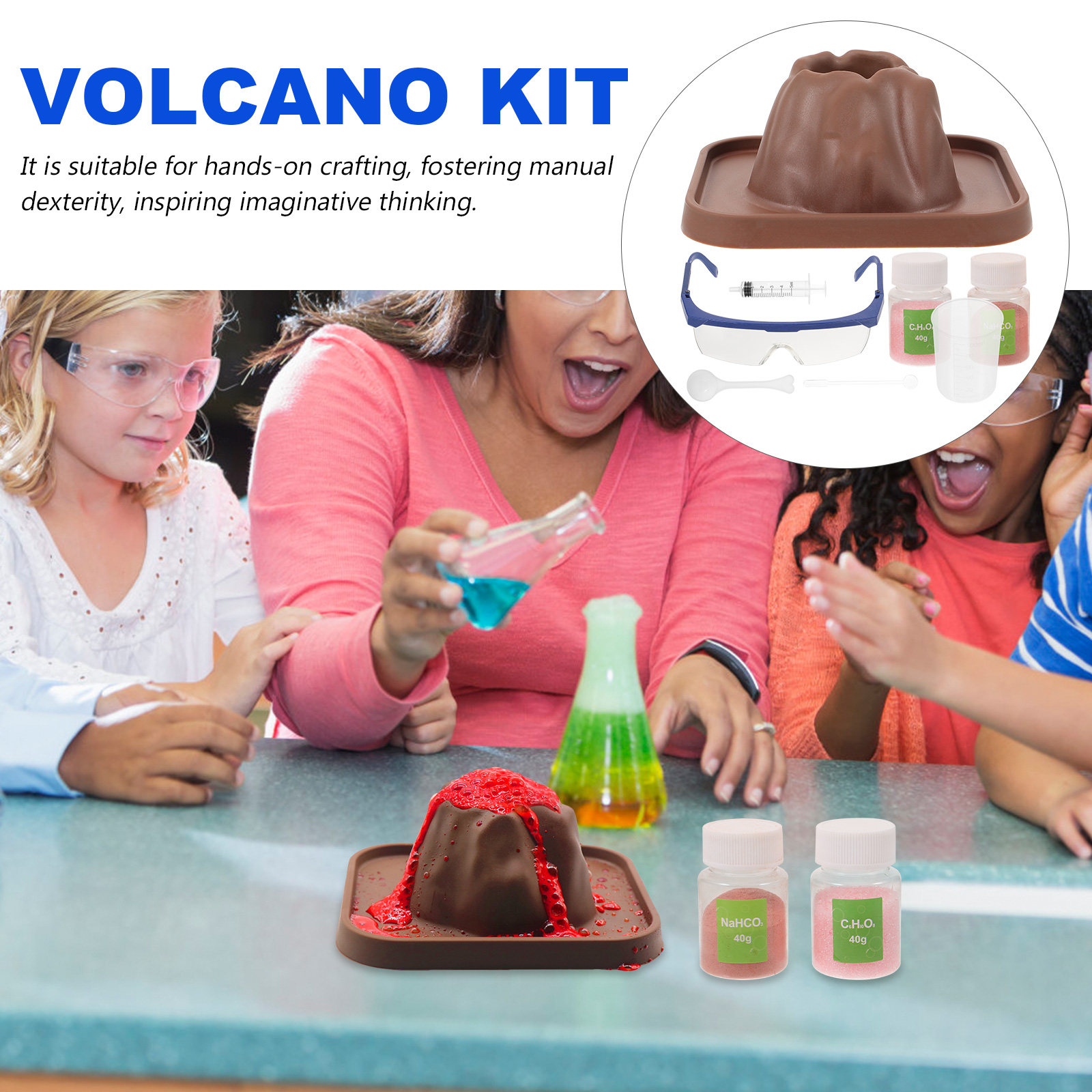 Zestaw do eksperymentów z wypł – Volcano Experiment Kit recenzja i cena