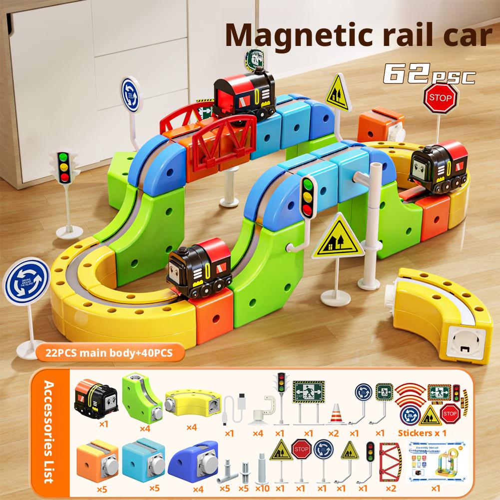 62/105/167 elementów Magiczna  – Toy Train Track Set recenzja i cena