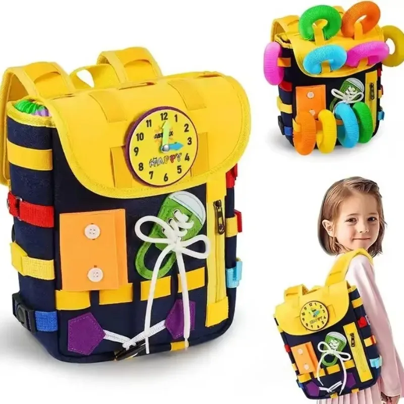 Filcowy plecak Montessori dla  – Kids Zipper Toys recenzja i cena