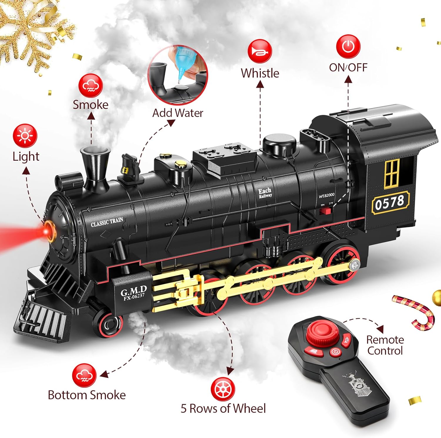 Zdalnie sterowany zestaw kolej – Toy Train Track Set recenzja i cena