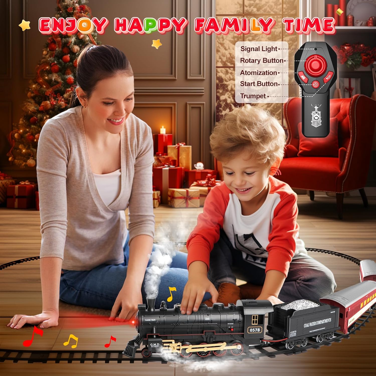 Zdalnie sterowany zestaw kolej – Toy Train Track Set recenzja i cena