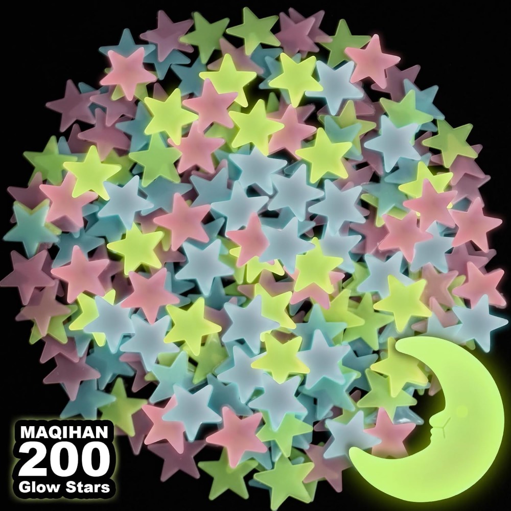 Świecące w ciemności naklejki  – Glow In Dark Stars recenzja i cena