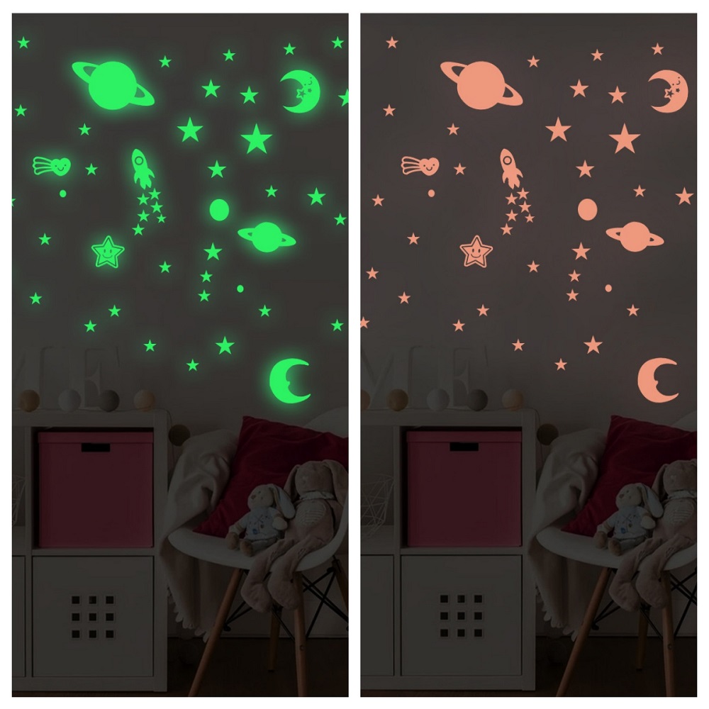 2 szt./zestaw Świecące w ciemn – Glow In Dark Stars recenzja i cena